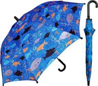 🦈 rainstoppers w104 multi shark printed umbrella логотип