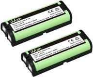 📞 imah hhr-p105 phone battery (2-pack) compatible with panasonic hhr-p105a kx-tg5777 kx-tga242 kx-tga571 (type 31) home handset cordless telephone logo