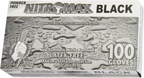 img 1 attached to Emerald 1083 B Nitrile Glove Black