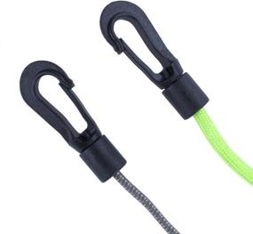 img 3 attached to 🔗 PARACORD PLANET Black Bungee Cord End Hooks – 5, 10, or 20 Pack Options – Suitable for 1/8" Diameter Shock Cord, Bungee Cord, Resistance Bands