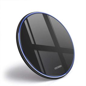 img 4 attached to Qi-Certified 30W Max Fast Charging Pad for Samsung Galaxy S21, S21 Ultra, S21+, S20 fe, S20, Note 20/10, Google Pixel, LG, and More - Wireless Charger with 30W Mirror Design