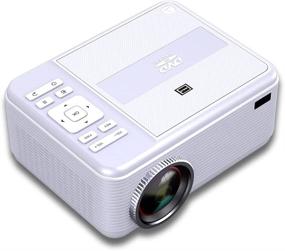 img 1 attached to 📽️ RCA Portable Bluetooth Projector with Built-in DVD Player - WiFi enabled for Android, 1080P HD Support - Silver