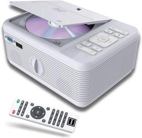 img 3 attached to 📽️ RCA Portable Bluetooth Projector with Built-in DVD Player - WiFi enabled for Android, 1080P HD Support - Silver