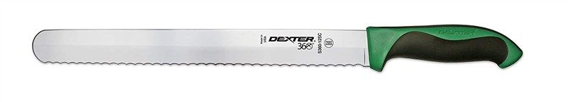 dexter 스캘럽드 슬라이서 그린 핸들 로고