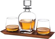 godinger whiskey decanter glasses elegant logo