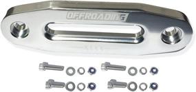 img 4 attached to 🏞️ High-Quality Offroading Gear: ATV/UTV Aluminum Hawse Fairlead with 4-7/8" Bolt Pattern, Stainless Steel Hardware, and Synthetic Winch Rope