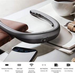 img 2 attached to FITT360 - 3D Camera Neckband with Hands-Free Operation, Contactless 📷 Technology, 360 Degree Viewing, 17.2 MP Resolution, and 64GB Internal Storage