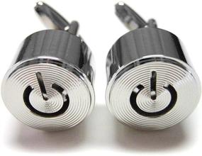 img 2 attached to Kiola Designs Power Button Cufflinks