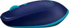 img 1 attached to Обновленная компактная беспроводная мышь Logitech M535 - синяя: Идеально подходит для устройств Mac, Windows, Chrome OS и Android!