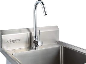img 1 attached to 🚰 TRINITY THA-0307 Basics Stainless Steel Utility Sink with Faucet - Your Ultimate Washing and Cleaning Solution