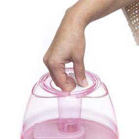 img 2 attached to Filter-Free Cool Mist Humidifier, Safety 1st, Pink, One Size