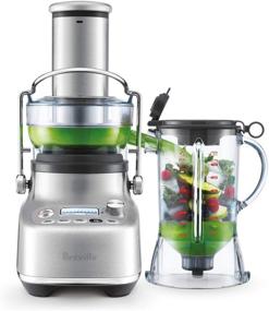 img 2 attached to 🍹 Breville BJB815BSS 3X Bluicer Pro: Blender and Juicer Combo in Sleek Brushed Stainless Steel