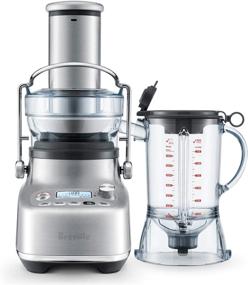 img 4 attached to 🍹 Breville BJB815BSS 3X Bluicer Pro: Blender and Juicer Combo in Sleek Brushed Stainless Steel