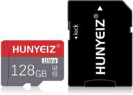 📸 high-speed 128gb micro sd card with adapter - ideal memory solution for cameras, phones, game consoles, dash cams, gps, drones, and more logo