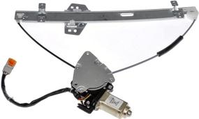 img 1 attached to 🔌 Dorman 748-131: High-Quality Power Window Motor and Regulator Assembly, Front Driver Side for Honda Models - Black