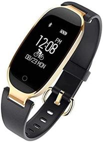 img 3 attached to 🏋️ WFCL Fitness Tracker: Waterproof Pedometer Step and Sleep Monitor for Women - Black Smart Bracelet