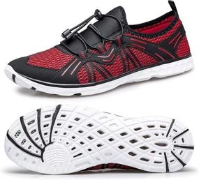 img 4 attached to YHOON Lightweight Men's Water Sneakers for Athletic Activities