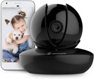 amcrest zencam wifi camera: pet dog, nanny cam with two-way audio, baby monitor via cell phone app, pan/tilt wi-fi wireless ip camera, micro sd card, rtsp, cloud, night vision - m1b logo