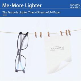 img 2 attached to 👓 JENRICH 4 PACK Anti Blue Light Reading Glasses for Men and Women, Computer Eyewear - Enhance Your Visual Comfort