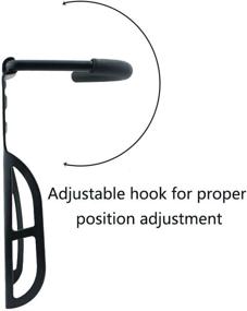 img 3 attached to 🚲 YOUMI Wall Mounted Bike Hook: Versatile Vertical Bicycle Storage Rack for Indoor and Garage Use - Holds Up to 60 Pounds