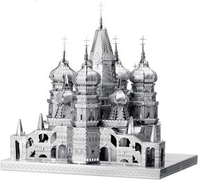 img 4 attached to Fascinations ICONX Saint Basil's Cathedral Metal Model Kit