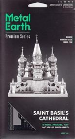 img 3 attached to Fascinations ICONX Saint Basil's Cathedral Metal Model Kit
