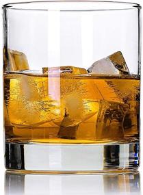 img 3 attached to 🥃 Premium Rock Style Whiskey Glasses - Set of 2, 11 oz - Perfect for Father's Day Gifts, Cocktails, Bars, Restaurants and Home