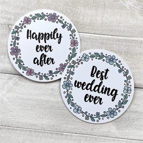 img 2 attached to 📸 Wedding Photo Booth Prop Signs - Set of 10 Plastic Phrases- MIX