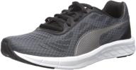 puma meteor jr running silver girls' shoes: lightweight & stylish athletic footwear logo
