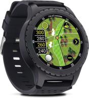 skycaddie lx5: touchscreen gps golf watch with hd color courseview maps, black, small logo