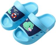 celanda dinosaur boys' slippers: lightweight, non-slip shoes logo