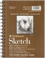 📝 strathmore 455-8 sketch s 400 5.5x8.5 white paper, 100 sheets – premium quality sketchpad for art and design logo