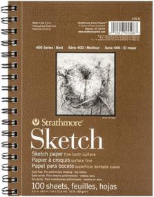 img 4 attached to 📝 Strathmore 455-8 Sketch S 400 5.5X8.5 White Paper, 100 Sheets – Premium Quality Sketchpad for Art and Design