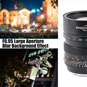 img 1 attached to 📸 Brightin Star 50mm F0.95 Nikon Z-Mount Lens for Mirrorless Cameras: Z7, Z7II, Z6, Z6II, Z5, Z50, Z fc – Ideal for Portraits, Landscapes, Still Life, and Pets