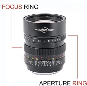 img 2 attached to 📸 Brightin Star 50mm F0.95 Nikon Z-Mount Lens for Mirrorless Cameras: Z7, Z7II, Z6, Z6II, Z5, Z50, Z fc – Ideal for Portraits, Landscapes, Still Life, and Pets