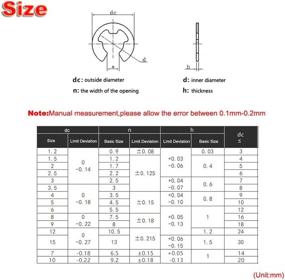 img 3 attached to Stainless Assortment External Retaining M1 5 M10 Hardware