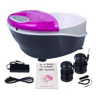 🛁 healcity ionic detox foot bath spa machine system with panel control, massage tub, and 2 arrays logo