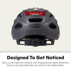 img 3 attached to 🚴 Schwinn Beam LED Lighted Bike Helmet: Reflective Design & All-Day Comfort for Adults