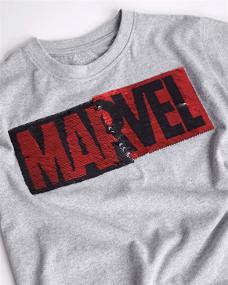 img 3 attached to 🦸 Marvel Avengers Graphic T-Shirts: Captain America & Spider-Man for Boys