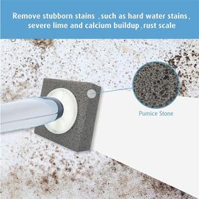 img 2 attached to 6 Count Wand Heads: Compatible with Clorox & Pumice Stone Refills, Effortlessly Remove Stubborn Stains