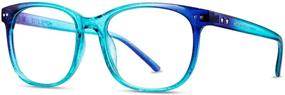 img 4 attached to 👓 Очки Hoyee Blue Light Blocking для женщин и мужчин - идеальны для работы за компьютером и игр.