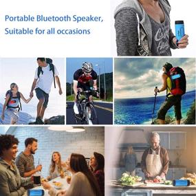 img 2 attached to 🚲 Outdoor Bike Speaker with Portable Wireless Function, Multi-functional Speaker Light, 4000mAh Rechargeable Power Bank, 3-Mode Emergency Flashlight, Handsfree Call Capability, TF Card Music Player, and Mounting Bracket