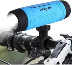img 4 attached to 🚲 Outdoor Bike Speaker with Portable Wireless Function, Multi-functional Speaker Light, 4000mAh Rechargeable Power Bank, 3-Mode Emergency Flashlight, Handsfree Call Capability, TF Card Music Player, and Mounting Bracket