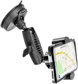 img 3 attached to 🚗 ARKON RoadVise Car Mount Holder for iPhone XS Max XS XR X 8 Galaxy S10 S9 Note 9 8, Black Retail Version (RV180) - Improved SEO