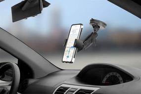 img 2 attached to 🚗 ARKON RoadVise Car Mount Holder for iPhone XS Max XS XR X 8 Galaxy S10 S9 Note 9 8, Black Retail Version (RV180) - Improved SEO