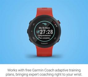 img 1 attached to Garmin Forerunner 45: Easy-to-Use GPS Running Watch with Free Training Plan Support in Red
