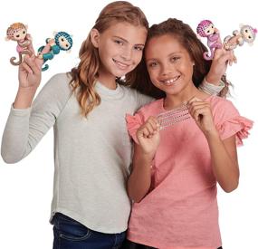 img 1 attached to 🐵 Enhanced SEO-Friendly Product Name: WowWee Fingerlings Monkey Interactive Puppets & Puppet Theaters