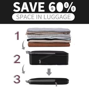 img 1 attached to ✈️ Ultimate Compression Packing Organizers for Efficient Travel