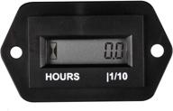 🕰️ runleader rl-hm008 dc 4.5-90v hour meter with lcd display: ideal for boats, tractors, generators, engines, mowers, forklights, paramotors, and more! logo