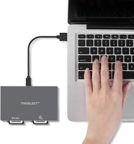 img 2 attached to High-speed Dual-Slot CFexpress Type B and XQD Card Reader: 💨 Thunderbolt 3 & USB 3.2 Gen 2 Compatible for Windows/Mac OS